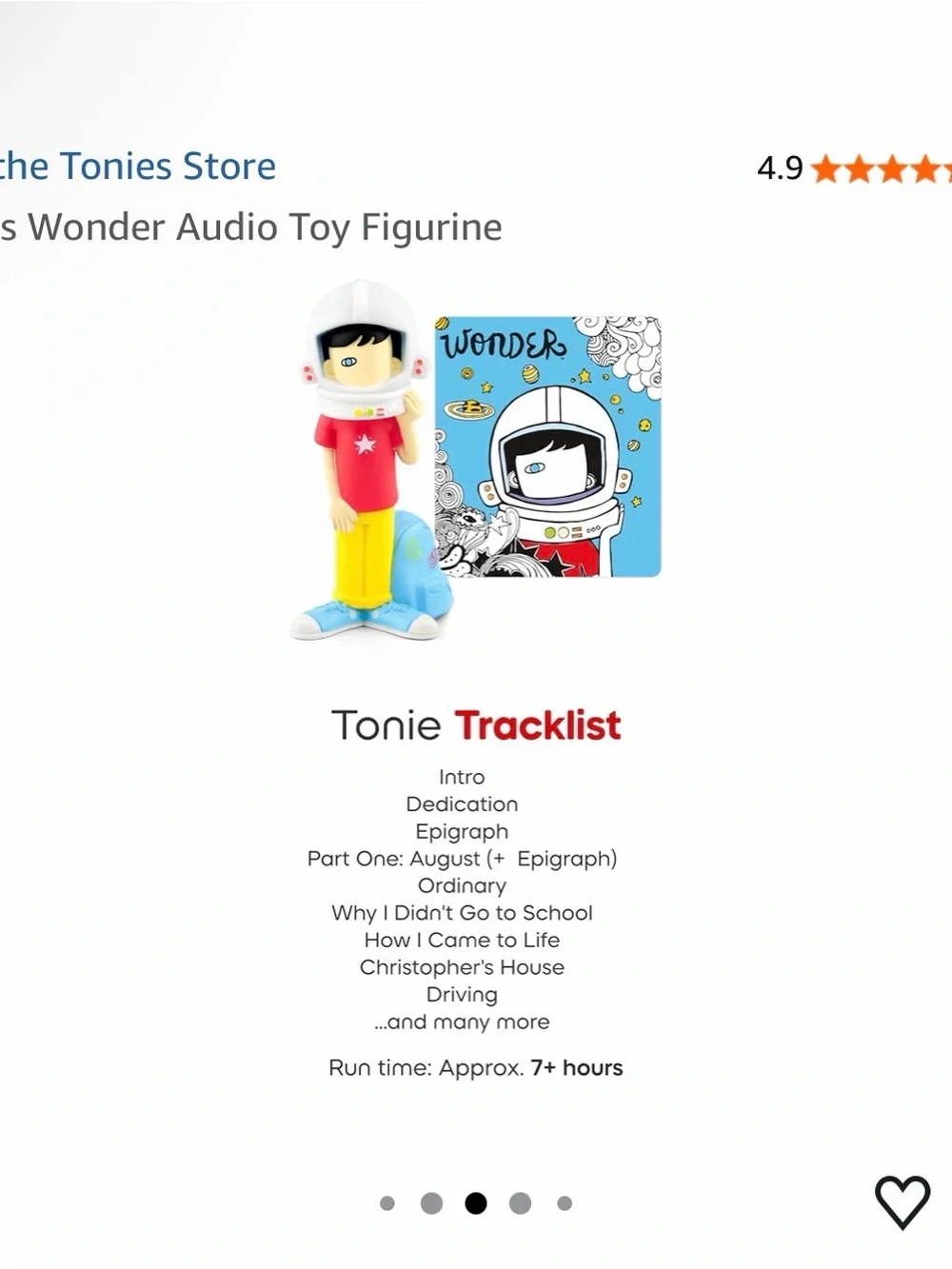 Wonder (August Pullman Story) TonieBox Brand New